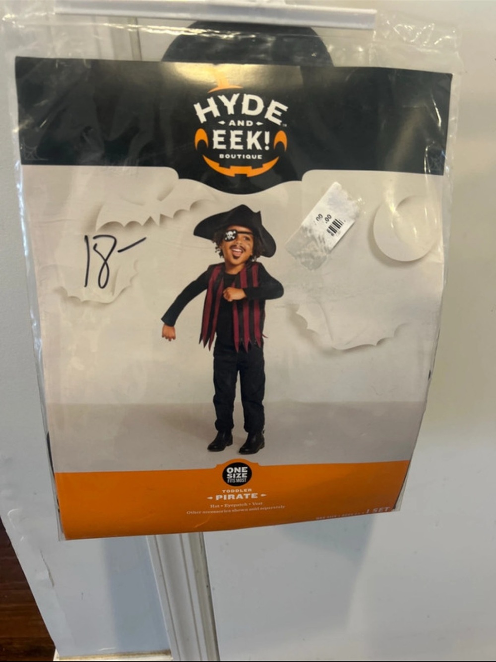 Target Kids Black and Maroon Pirate Costume